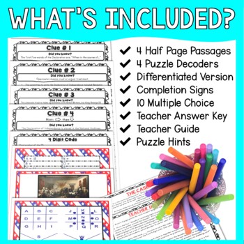 Declaration of Independence ESCAPE ROOM! Reading Comprehension | No Prep! - Image 2