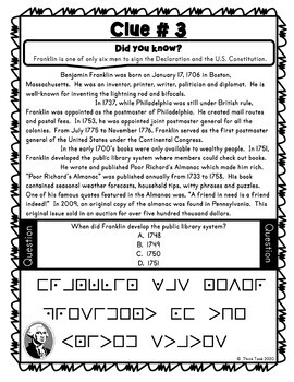 9 Civics and Government Escape Rooms BUNDLE - Reading Comprehension - Image 4