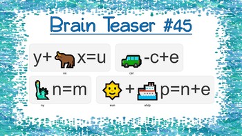 Brain Teasers - Riddles - Brain Breaks - Puzzles - Bell Ringers - Image 4