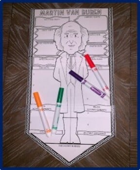 Martin Van Buren Research Project - President Pennants - Image 2