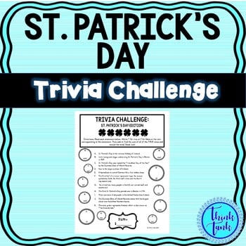 St. Patrick's Day Trivia Challenge - FREE