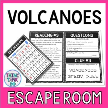 Volcanoes Escape Room Activity