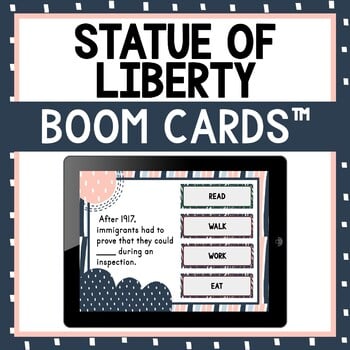 Statue of Liberty BOOM Cards™ - Digital Task Cards