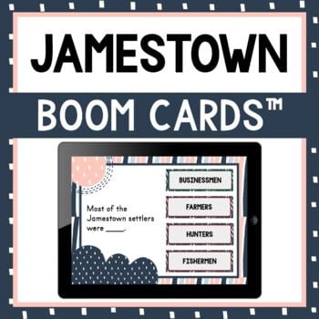 Jamestown BOOM Cards™ - Digital Task Cards