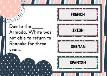 {RETIRED} Lost Colony of Roanoke BOOM Cards™ - Digital Task Cards - Image 3