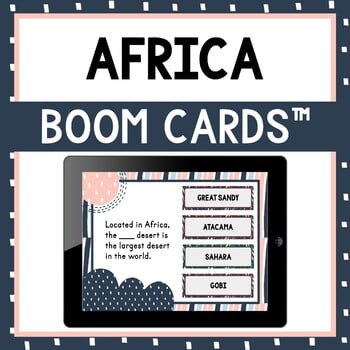 Africa BOOM Cards™ - Digital Task Cards