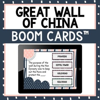 Great Wall of China BOOM Cards™ - Digital Task Cards