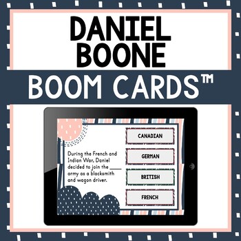 {RETIRED} Daniel Boone BOOM Cards™ - Digital Task Cards