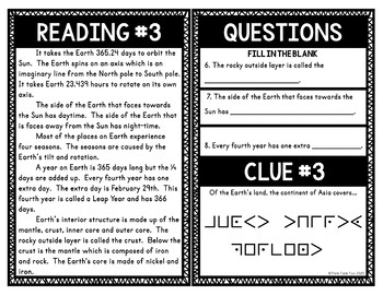 {RETIRED} Planet Earth Escape Room and Boom Cards™ BUNDLE - Solar System - Image 2
