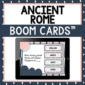 Ancient Rome Boom Cards™ - Digital Task Cards