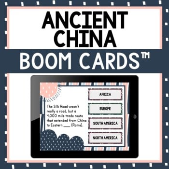 Ancient China Boom Cards™ - Digital Task Cards