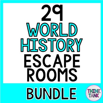 29 World History Escape Rooms! Ancient Rome, Ancient Greece, Ancient China