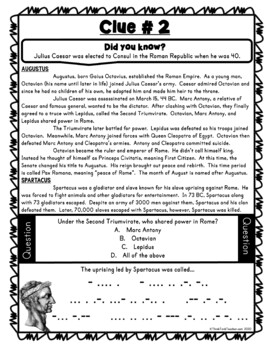 29 World History Escape Rooms! Ancient Rome, Ancient Greece, Ancient China - Image 3