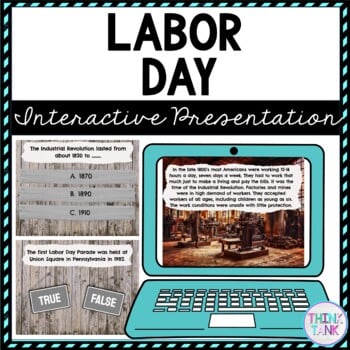 Labor Day Interactive Google Slides™ Presentation | Distance Learning