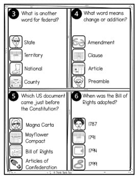 U.S. Constitution Text Marking Detective Mystery - Reading Passages - Image 4