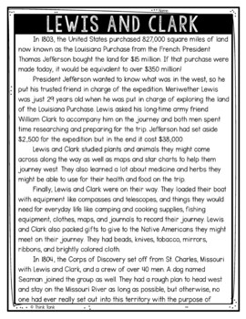 Lewis and Clark Text Marking Detective Mystery - Reading Passages - Image 2
