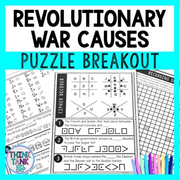 Revolutionary War Causes Puzzle Stations Breakout