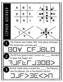 Revolutionary War Causes Puzzle Stations Breakout - Image 2