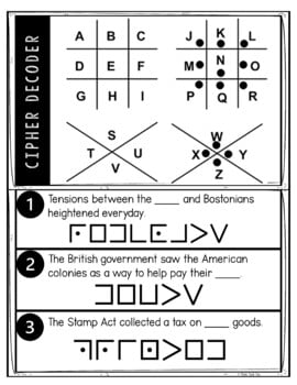 Boston Tea Party Puzzle Stations Breakout - American Revolution - Image 2