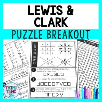 Lewis and Clark Puzzle Stations Breakout - Westward Expansion