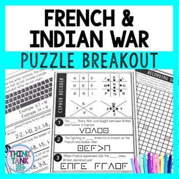 French and Indian War Puzzle Stations Breakout