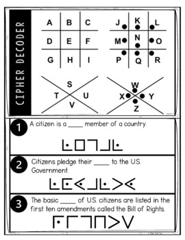 Citizenship and Naturalization Puzzle Stations Breakout - Image 2