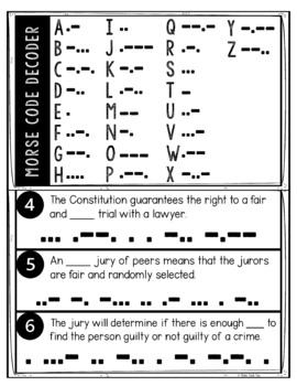 Judicial Branch Puzzle Stations Breakout - Branches of Government - Image 2