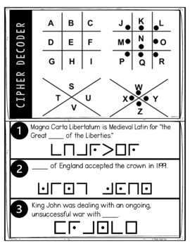 Magna Carta Puzzle Stations Breakout - Image 2