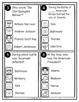 War of 1812 Text Marking Detective Mystery - Reading Passages - Image 4
