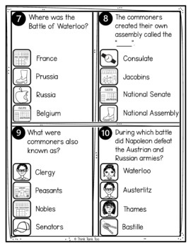 Napoleon Bonaparte Text Marking Detective Mystery - Reading Passages - Image 4