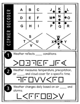 Weather and Climate Puzzle Stations Breakout - Image 4