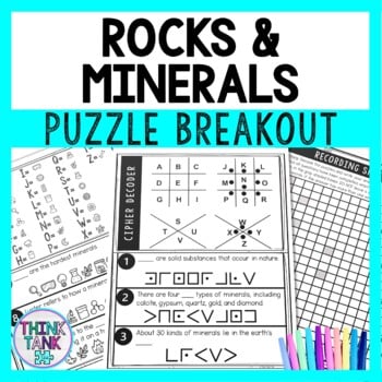 Rocks and Minerals Puzzle Stations Breakout