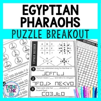 Egyptian Pharaohs Puzzle Stations Breakout - Ancient Egypt