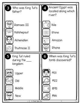 King Tut Ancient Egypt Text Marking Detective Mystery - Reading Passages - Image 4