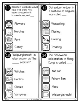 Halloween Around the World Text Marking Detective Mystery - Reading Passages - Image 4