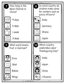 Thanksgiving Around the World Text Marking Detective Mystery - Reading Passages - Image 4
