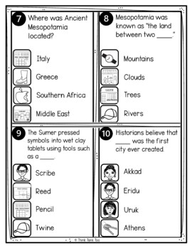 Sumerians of Mesopotamia Text Marking Detective Mystery - Reading Passages - Image 4