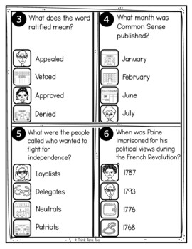 Thomas Paine Text Marking Detective Mystery - Reading Passages - Image 4