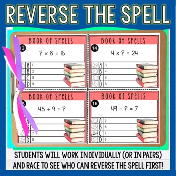 Multiplication and Division Math Quest Game (Find the Unknown) - Image 4