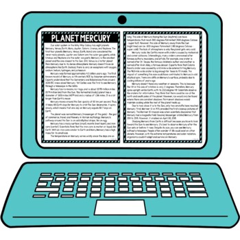 Planet Mercury Secret Message Activity For Google Sheets™ - Image 4