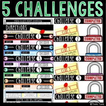 Multiplication as a Comparison DIGITAL Math Escape Room - Breakout Activity - Image 2