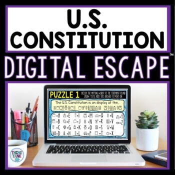U.S. Constitution DIGITAL 360 Escape Room - Branches of Government