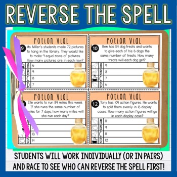 Multiplication and Division Word Problems Math Quest Game - Image 4