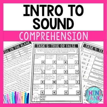 Intro to Sound Reading Comprehension Challenge - Close Reading