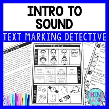 Intro to Sound Text Marking Detective Mystery - Reading Passage