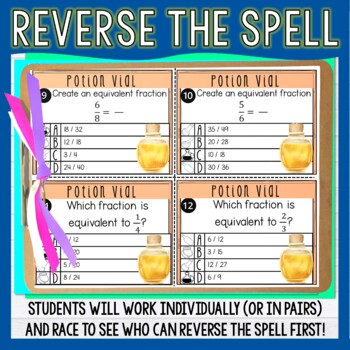 Adding Fractions Math Quest Game - Equivalent - Image 4