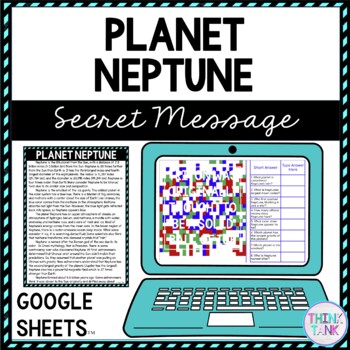 Planet Neptune Secret Message Activity For Google Sheets™