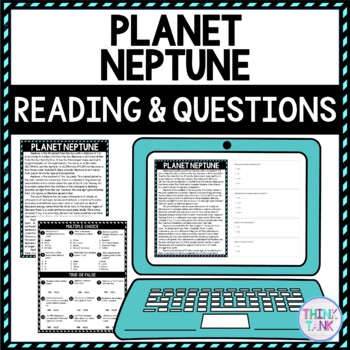 Planet Neptune DIGITAL Reading Passage & Questions Self Grading