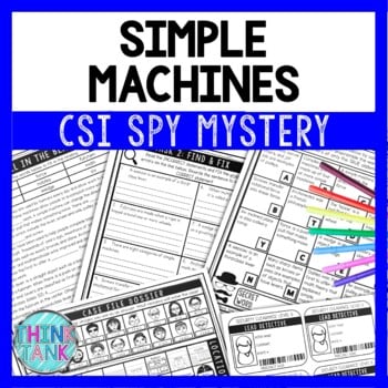 Simple Machines Reading Comprehension CSI Spy Mystery - Close Reading