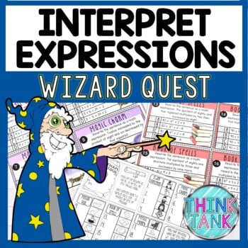 Interpret Numerical Expressions Math Quest Game - Write Simple Expressions